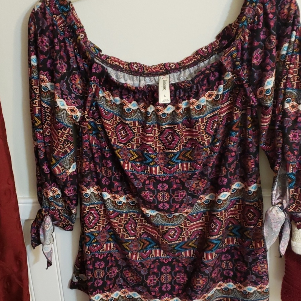Multi color top
